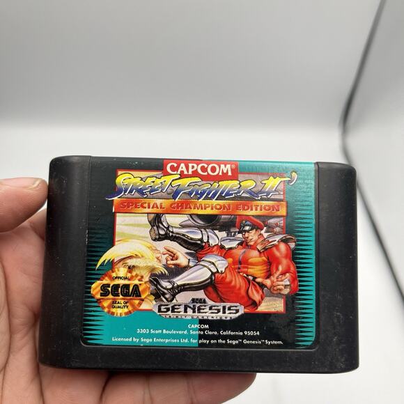 Street Fighter II': Special Champion Edition (Sega Genesis, 1993) With Box - Picture 4 of 10